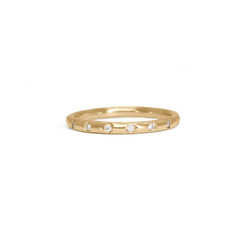 18K Smooth Diamond Wedding Band 2mm wedding bands Page Sargisson 