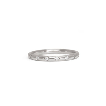 Platinum Smooth Diamond Wedding Band 2mm wedding bands Page Sargisson 