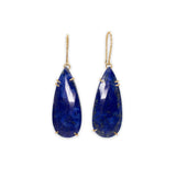 18K Faceted Lapis Prong Earrings Earrings Page Sargisson 