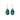 18K Smooth Teardrop Azurite Malachite Prong Earrings Earrings Page Sargisson 
