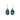 18K Smooth Teardrop Azurite Malachite Prong Earrings Earrings Page Sargisson 