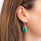 18K Faceted Emerald Prong Earrings Sm Earrings Page Sargisson 