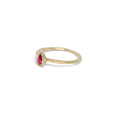 18K Teardrop Ring in Ruby Rings Page Sargisson 