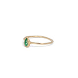 18K Teardrop Ring in Emerald Rings Page Sargisson 