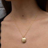 18K Cushion Diamond Tablet Necklace Necklace Page Sargisson 