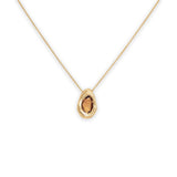 18K Freeform Slider Necklace in Burgundy Sapphire Necklace Page Sargisson 