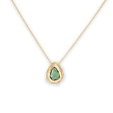 18K Freeform Slider Necklace in Green Sapphire Necklace Page Sargisson 