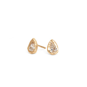18K Diamond Pear Stud Earrings- 0.45CT Earrings Page Sargisson 