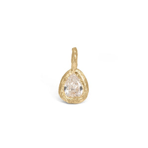 18K Diamond Charm - 0.67CT Pear Charm Page Sargisson 