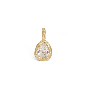 18K Diamond Charm - 0.67CT Pear Charm Page Sargisson 