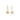 18K Smith Round Diamond Drop Earrings - 1.04CT