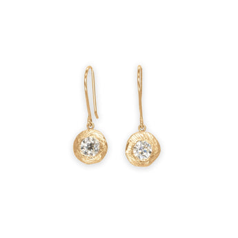 18K Smith Round Diamond Drop Earrings - 1.04CT Earrings Page Sargisson 