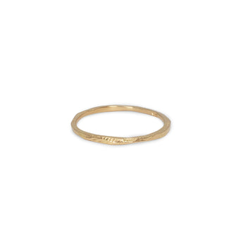 18K Gold Carved Skinny Band Rings Page Sargisson 