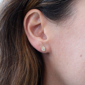 18K Diamond Pear Stud Earrings- 0.45CT Earrings Page Sargisson 