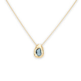 18K Freeform Slider Necklace in Blue Sapphire Necklace Page Sargisson 