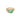 Gold ring with a green gemstone on a white background