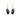 18K Faceted Freeform Blue Sapphire Prong Earrings Earrings Page Sargisson 