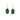 18K Faceted Emerald Long Oval Prong Earrings Earrings Page Sargisson 