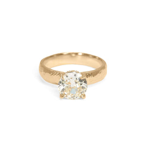 18K Hoyt 1.75CT Old European Cut Diamond with Pavé Gallery Engagement Ring Page Sargisson 