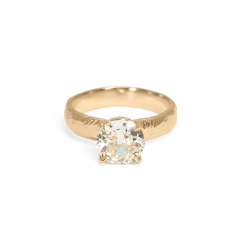 18K Hoyt 1.75CT Old European Cut Diamond with Pavé Gallery Engagement Ring Page Sargisson 