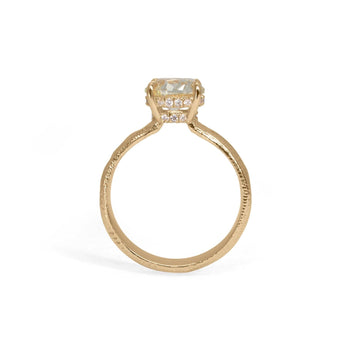 18K Hoyt 1.75CT Old European Cut Diamond with Pavé Gallery Engagement Ring Page Sargisson 