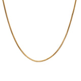 VINTAGE - 14K Snake Chain Necklace Page Sargisson 