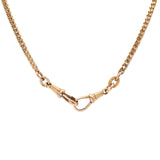 VINTAGE 14K necklace curb chain Hidden Page Sargisson 