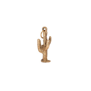 VINTAGE - 14k Cactus Charm Hidden Page Sargisson 
