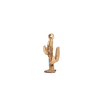VINTAGE - 14k Cactus Charm Hidden Page Sargisson 