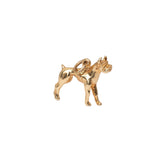 VINTAGE - 14K Bull dog charm Hidden Apex 