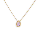 18K Freeform Slider Necklace in Purple Sapphire Necklace Page Sargisson 