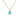 10K Oval Stone Charm Pendant in Turquoise Hidden Page Sargisson 