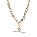 VINTAGE 9K Extra Large Trombone Chain 24" Hidden Page Sargisson 