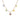 18K Five Stone Necklace in Rainbow Necklaces Page Sargisson 
