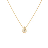 18K Teardrop Diamond Slider Necklace Necklace Page Sargisson 