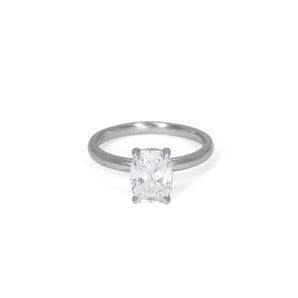 Platinum Pacific Engagement Ring with 1.36CT Cushion Old Mine Lab Grown Diamond Engagement Ring Page Sargisson 