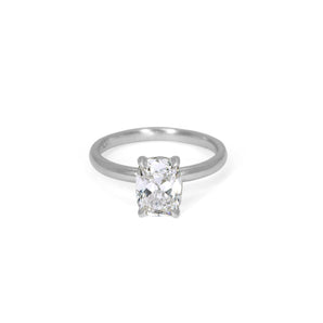 Platinum Pacific Engagement Ring with 1.36CT Cushion Old Mine Lab Grown Diamond Engagement Ring Page Sargisson 