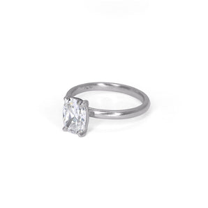 Platinum Pacific Engagement Ring with 1.36CT Cushion Old Mine Lab Grown Diamond Engagement Ring Page Sargisson 