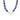 18K Large Beaded Chain Necklace in Tanzanite with Carved Clasp Necklaces Page Sargisson 
