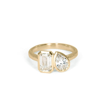 Duet Ring with Lab Grown Diamonds Engagement Ring Page Sargisson 