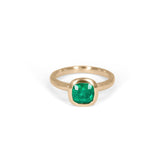 18K Madison Engagement Ring with 1.17CT Emerald Engagement Ring Page Sargisson 