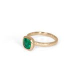 18K Madison Engagement Ring with 1.17CT Emerald Engagement Ring Page Sargisson 