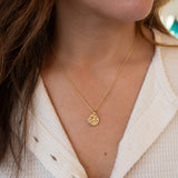 18K Mosaic Pendant in Diamond - Small Necklace Page Sargisson 