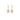 18K Oval Diamond Fixed Hook Earrings- 0.90CT Earrings Page Sargisson 