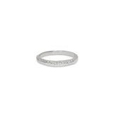 Sterling Silver Hatched Stacking Ring ring Page Sargisson 