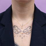18K Diamond Solitaire Necklace - Shield Necklace Page Sargisson 