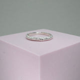 Sterling Silver Hatched Stacking Ring ring Page Sargisson 