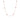 18K Gold Petite Gemstone Station Chain Necklace Necklace Sarraf Jewelers Ruby 