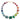 Pink City Collection - Multicolored Collar Necklace Hidden Sophia 203 
