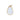 VINTAGE- 9K Gold Moonstone Pendant with Diamond Bail Ring RADHA GOLD 